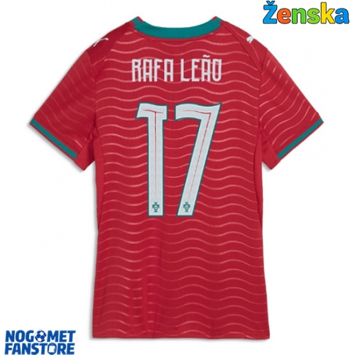 Portugal Rafael Leao #17 Domaci Dres za Ženska SP 2026 Kratak Rukav